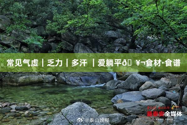 常见气虚|乏力|多汗 |爱躺平🥬食材·食谱